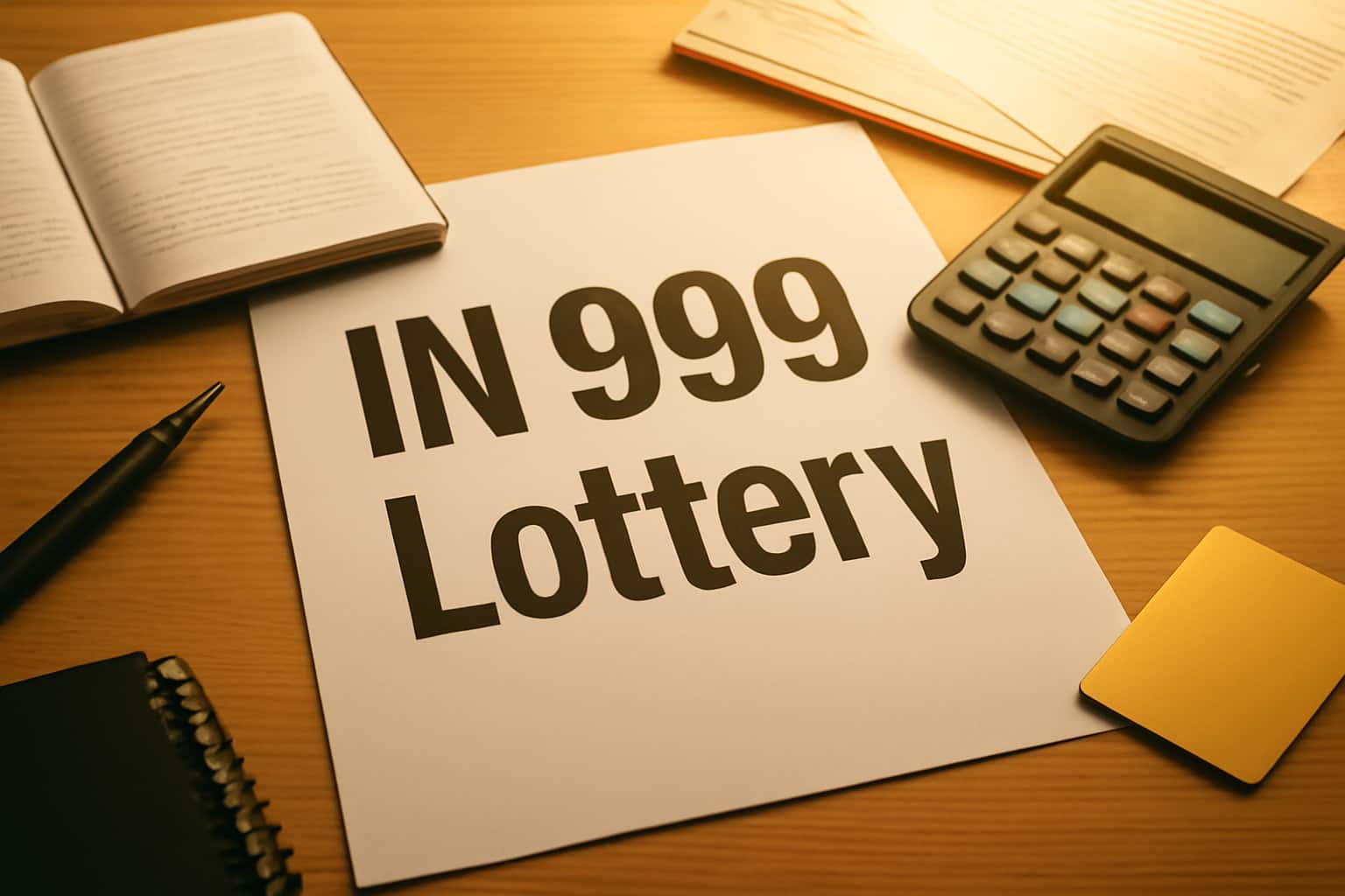 An informational graphic showcasing Accessing IN 999 Lottery Resources.