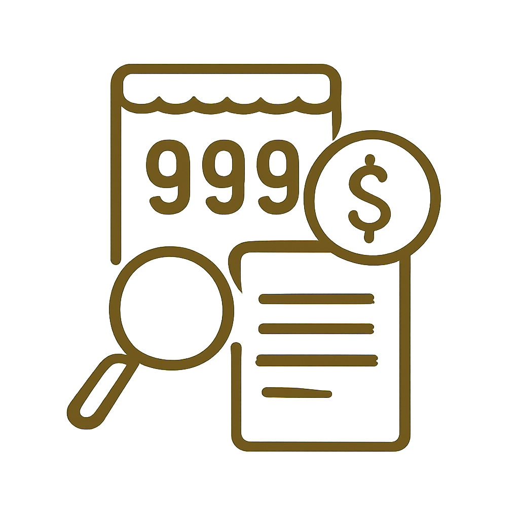 Badge representing troubleshooting login for IN 999 Lottery.