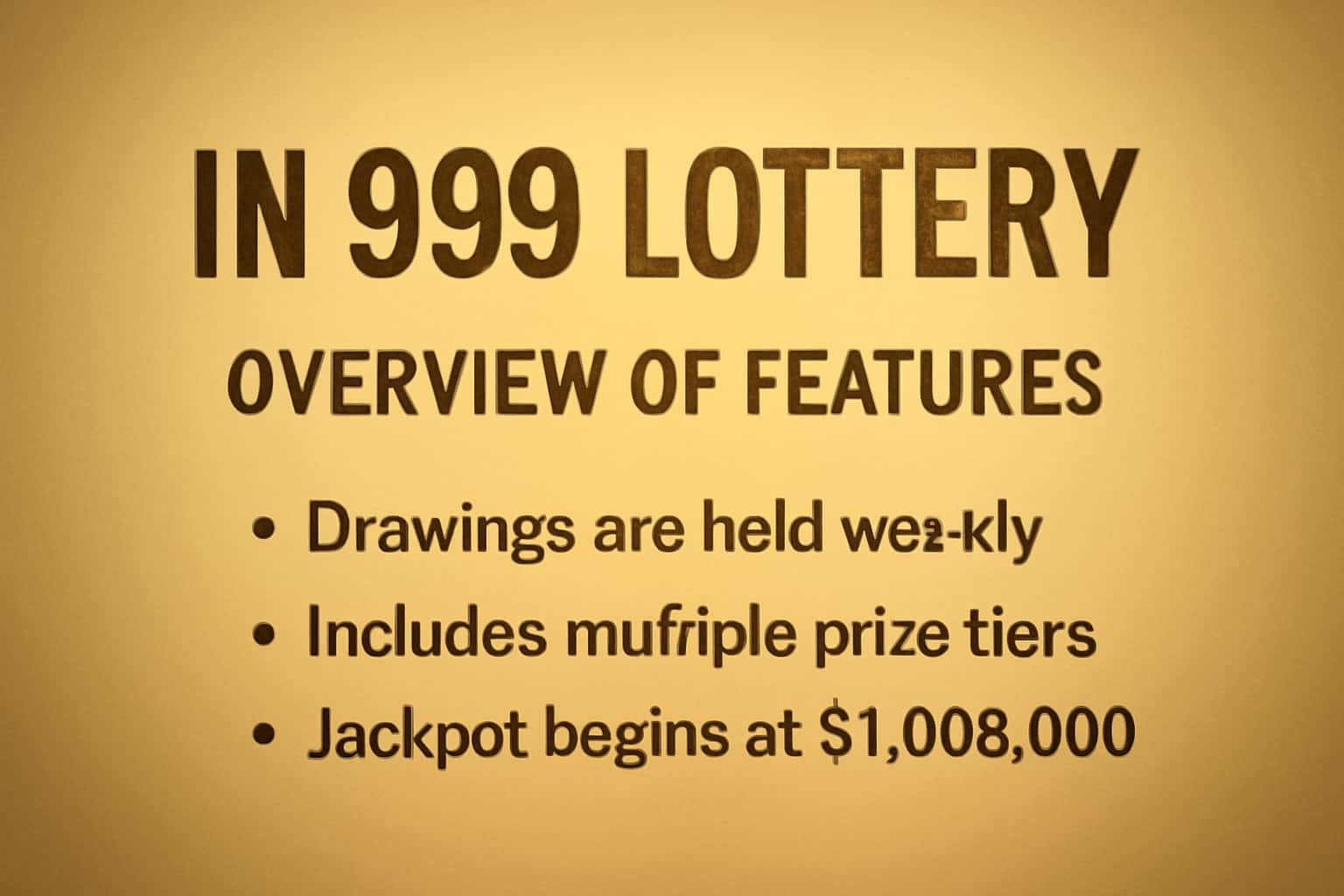 A futuristic representation of IN 999 Lottery features in a neutral informational setting.