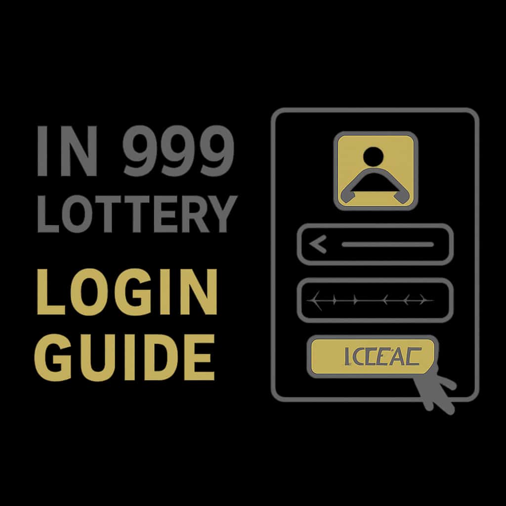 Diagram illustrating IN 999 Lottery login process