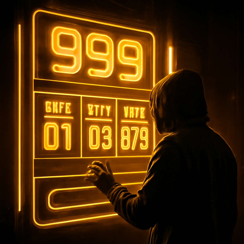 Illustration explaining troubleshooting steps for IN 999 Lottery login.