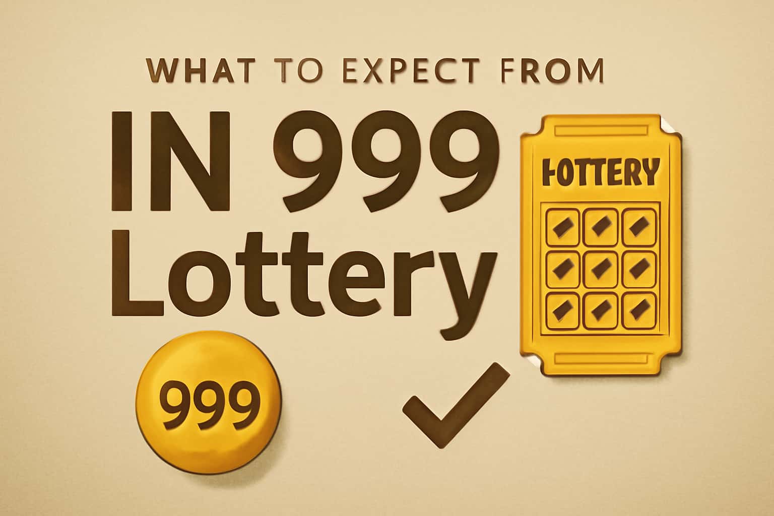 An illustrative scene showcasing the IN 999 Lottery platform with the text 'IN 999 Lottery' prominently displayed.