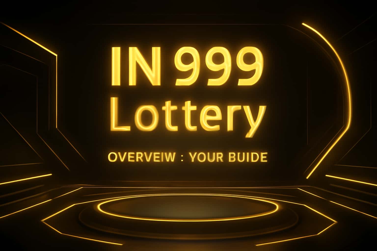 Futuristic lottery interface design