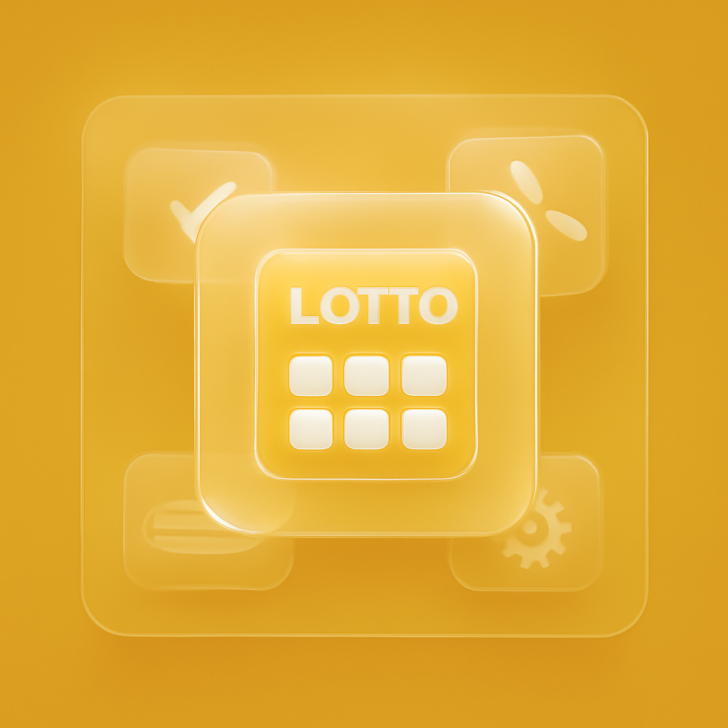 An informative diagram detailing the user steps for the IN 999 Lottery app.