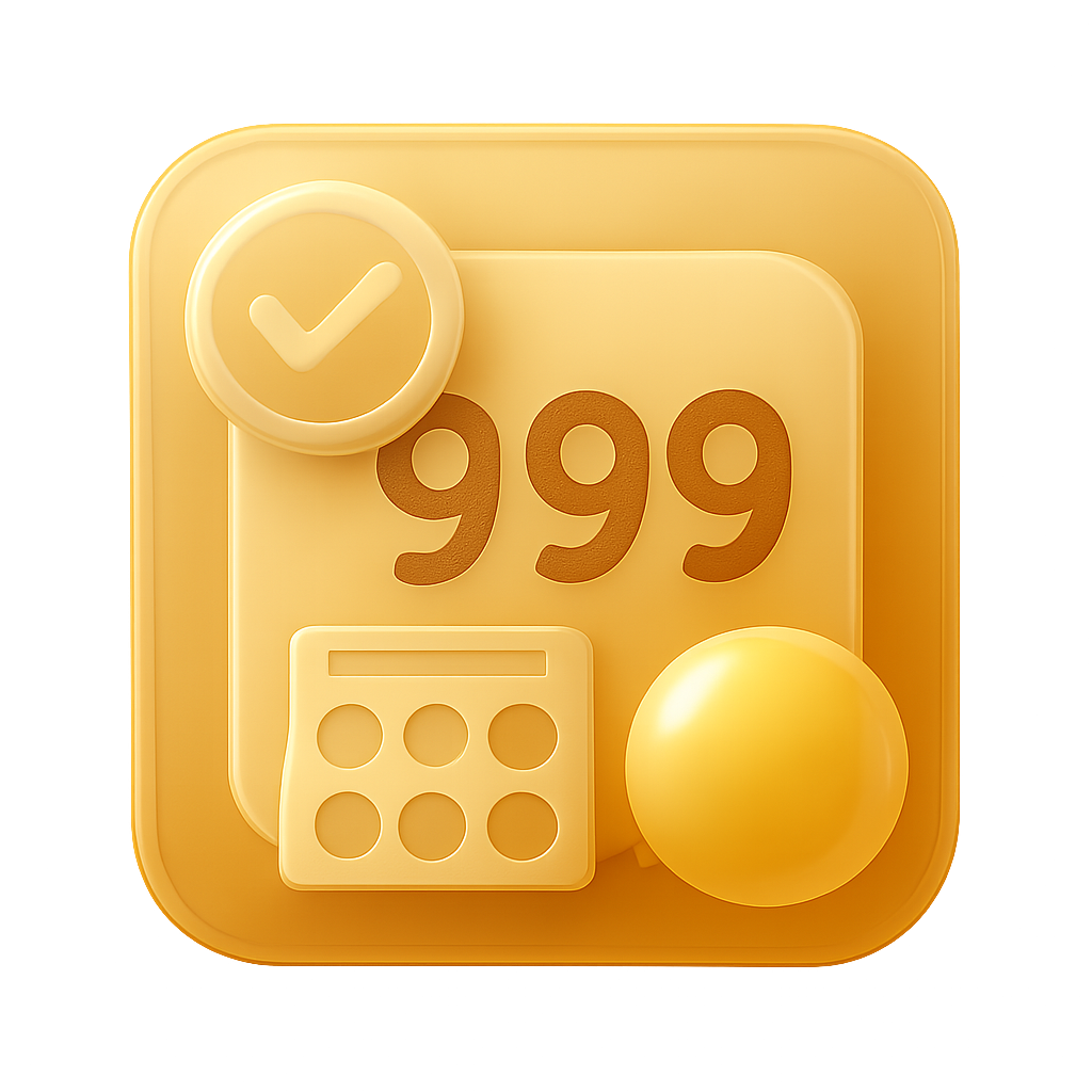 An icon symbolizing guidance for the IN 999 Lottery app.